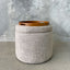 Madeleine Storage Ottoman - Rumble Cobblestone