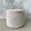 Madeleine Storage Ottoman - Rumble Cobblestone