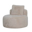 Sophia Faux Fur Armchair - Sand