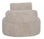 Sophia Faux Fur Armchair - Sand