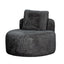 Sophia Faux Fur Armchair - Graphite