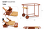 Sunset Outdoor Trolley - Mocha