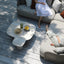 Wave Outdoor Side Table - Mocha