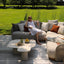 Wave Outdoor Side Table - Mocha