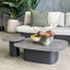 Wave Outdoor Side Table - Charcoal