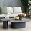 Wave Outdoor Side Table - Charcoal