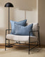 Cassia Linen Cushion - Chambray