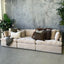 Moana 3 Piece Modular Sofa - Marshmallow