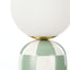 Archie Table Lamp - Mint + White