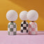 Archie Table Lamp - Mint + White