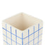 Lulu Collection Grid Vase - Blue