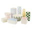Lulu Collection Grid Vase - Blue