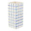 Lulu Collection Grid Vase - Blue