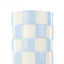 Lulu Collection Check Vase - Blue