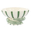 Lulu Collection Twist Stripe Bowl - Green