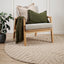Hepburn Round Wool Floor Rug - 200dia.