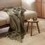 Mosman Merino Wool Throw - Olive