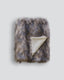Heirloom Faux Fur Throw - Mountain Hare