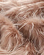 Heirloom Faux Fur Throw - Peony Plume