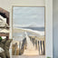 Beach Walk Framed Canvas Art - 80x120cm