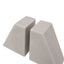 Marble Bookends - White