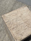 Franca Travertine Side Table