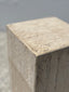 Franca Travertine Side Table
