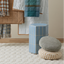 Seidler Ceramic Tile Stool - Blue
