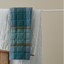 Vivian Quilted Throw - Blue Check