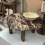 Lucia Marble Coffee Table - Claret