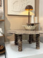 Lucia Marble Coffee Table - Claret