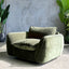 Coulton Swivel Chair - Green Velvet