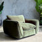 Coulton Swivel Chair - Green Velvet