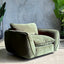 Coulton Swivel Chair - Green Velvet