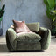 Coulton Swivel Chair - Green Velvet