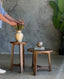 Nesto Round Side Tables - Set of 2 - Brown