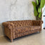 Stanley Chesterfield Sofa - Ginger Jacquard