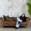 Stanley Chesterfield Sofa - Ginger Jacquard