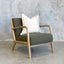 Luca Armchair - Green Boucle