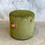 Round Ottoman - Olive Cord