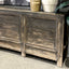 Original Chinese 3 Door Sideboard - Black Washed