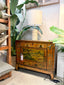Original Chinese Cabinet - Orange Pictorial