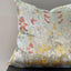 Faded Floral Silk Velvet Cushion