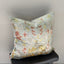 Faded Floral Silk Velvet Cushion