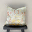 Faded Floral Silk Velvet Cushion