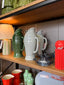 Fin Ceramic Fish Jug - Olive