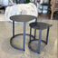 Dos Outdoor Nesting Side Tables - Charcoal
