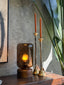 Rene Glass Table Lamp - Brown