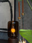 Rene Glass Table Lamp - Brown