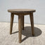 Sleek Round Side Table - Oak